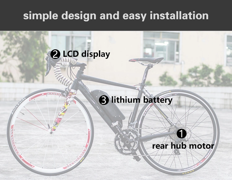 100g 36V 350W Rear Wheel with LCD/LED Display